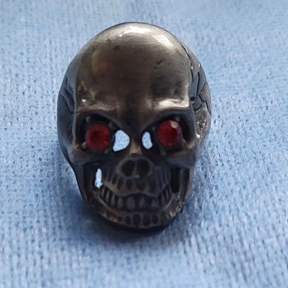 Silver Skull Ring - image 2